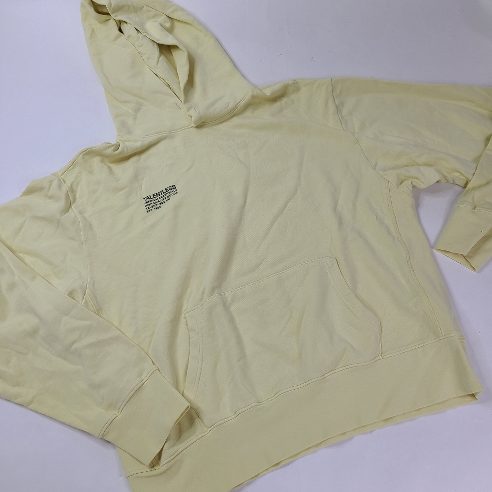 TALENTLESS Yellow Logo Hoodie Sweatshirt